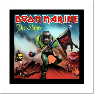 Doom Marine Cover Posters and Art